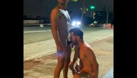 Marrento Rafael Let Loose in Sizzling Outdoor Gay Threesome – OutdoorsMen 18+