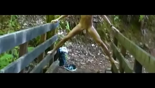 Young Adventurers Camping Romp: Fresh Twink Explores His Own Big Cock in Nature