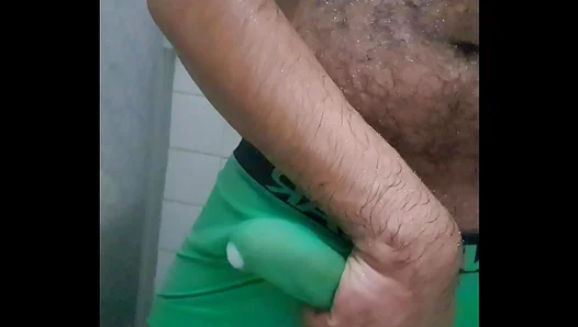 Spurting Hot Loads Directly into His Tight Underwear – Amateur Gay Jerk Off Session