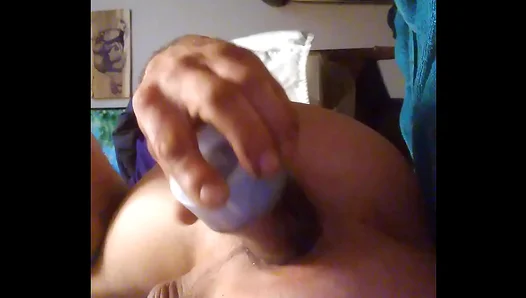 Jakes Tight Hole Gets Stretched Wide in Sultry Solo Gay Toy Play Session – 18+