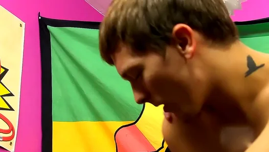 Steamy Threesome Frenzy: Hung Studs Swap Spit Sodomize – XXXFun 18+