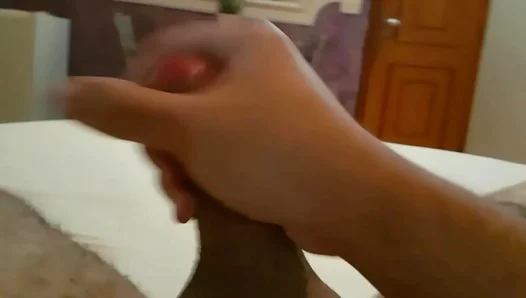 Isolated Bliss: Handsome Stud Satisfies Thirst with Cock and Cold Beverage – Gay XXX