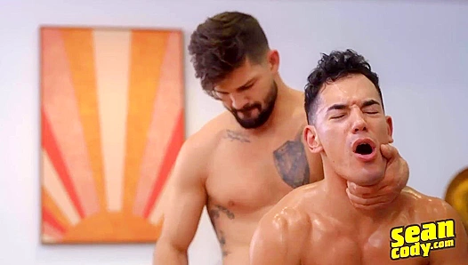 Brysens Slippery Butthole Ride: Oiled Up and Ready for JCs Thrusts on GayPornHub