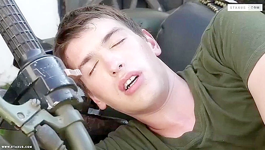 Oscar Ricci Conquers Roman Smid in Military Boot Camp Threesome – GayPornoHub 18+