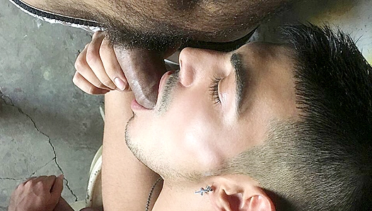 Steamy Threesome: Slender Lads Worship Thick Latino Beef in Raw Passion