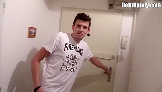 Rugged Euro Hunk Craves Aggressive Anal Training from Wealthy Debt Collector – 18+