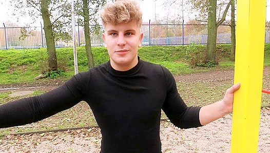 Blonde Hunk Relishes Deep Throated Anal in Thrilling First-Person Gay Sex