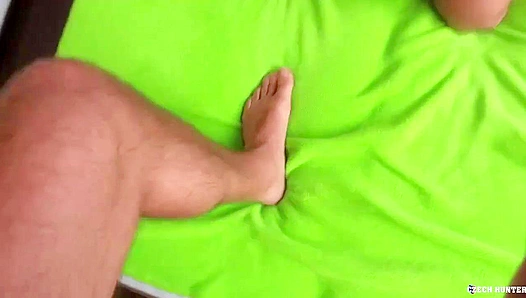 Blonde Hunk Relishes Deep Throated Anal in Thrilling First-Person Gay Sex