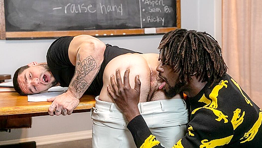 Hot Teacher Devin Trez Teaches Aspen a Lesson in Steamy Backseat Sex