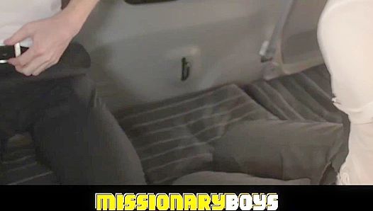 Rough Backseat Ride: Elder Sorensens Deep Throating by Missionary Boys - 18+