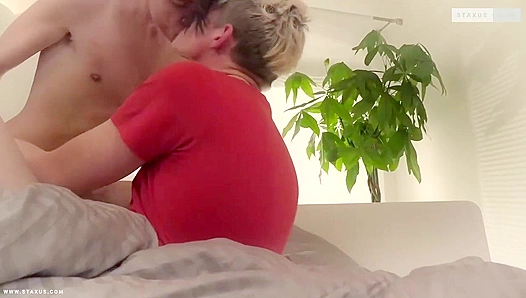 Andy Scott and StepBrother Jacob Scott Unleash Their Huge Dicks in an Intense Threesome –