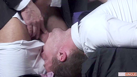 Forbidden Passion Ignites as Benjamin Takes Manuels Ass Deep in Missionary Thirst - 18+