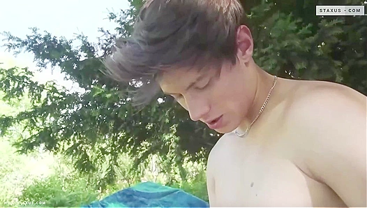 Steamy Tent Fling: Adam, Chester Owen Get Down N Dirty – GayXXX