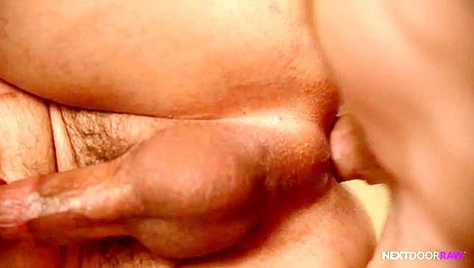 Markie More and Mikey Junior Go Bareback Wild in Neighborly Threeway Orgy – Raw Teen