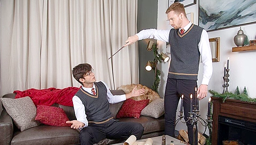 Dakotas Forbidden Ritual: Two Teenage Wizards Dive into Prohibited Desires – TinyGays 18+
