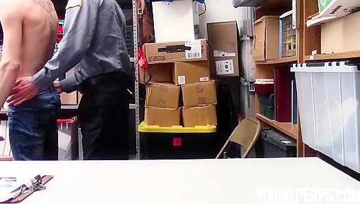 Steamy Officer Ryder Boyd Gets Down n Dirty After Shift: Backdoor Action on Cam –