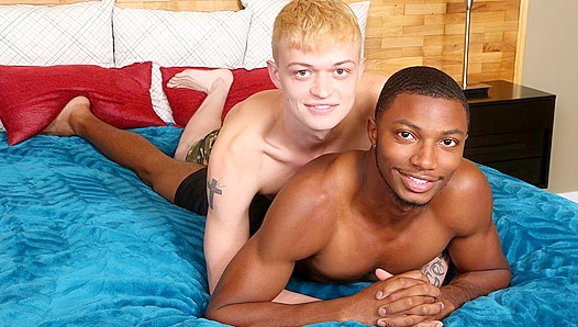 Terrys Tight Hole Swallows JJs Thick Cock in Sizzling Interracial Anal Threeway -