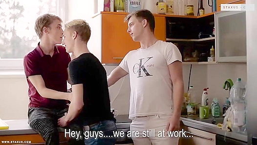 Steamy Workplace Affair: Ron Negba and Rob Bissets Sizzling Office Tryst – GayXXX