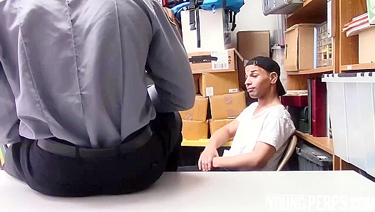 Criminals Caught: Timarrie Trelino Gets Firm Punishment on His Ass - 18+