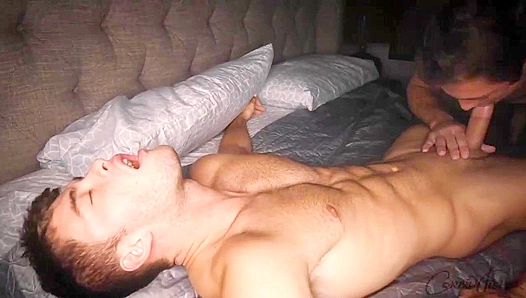 Bareback Flames Ignited: Max Beaus Steamy Encounter in Dim Lights with Corbin Fisher