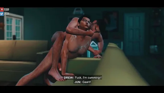 Steamy 3D Ride: Muscly Sims Bareback Balls Deep in Slick Throats – HDPornCartel 2024