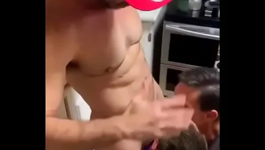 Steamy Kitchen Threesome: Two Hungry Boys Savor Every Inch of Beef in Dazzling Dual