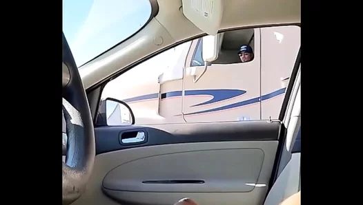 Hauling More Than Cargo: Truck Driver Bares His Massive Cock in Shocking Outdoor