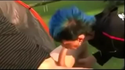 Steamy Outdoor Rendezvous: Punk Teen Devours Boyfriends Unbridled Raw Cock – 18+