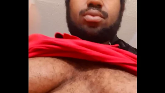 Thomas Pleasure Soared: Throes of Bliss as He Masturbates His Rigid, Veiny Ebony Shaft in