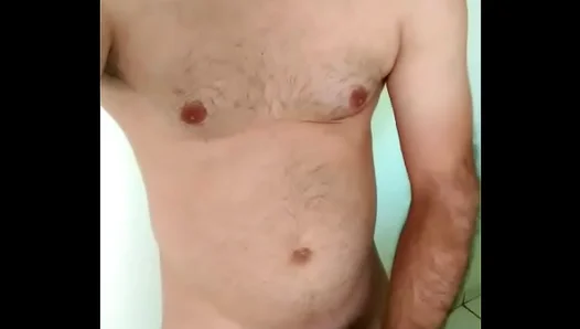 Raw Desire Ignites: Hairy Stud Uncovers His Meaty, Thick-Curved Cock for Hungry Gay Lover
