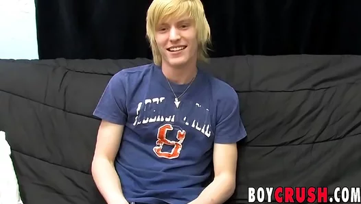 Young Twinks Throbbing Rod Pre as He Jerks Off for XXX Castings Audition