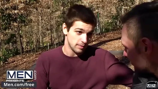 Cliffs Wild Prank Leads to Steamy Anal Threesome with Ripped Muscles - 18+