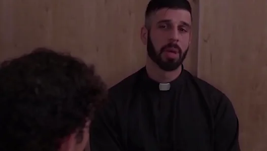 Sinful Surrender: Horny Priest Craves Mans Flesh in Forbidden Fantasy – TinyGays 18+