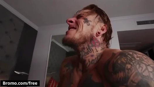 Unleashing Lust: Brawny Buddies Engage in Rough Throating Fisting Orgy - GayPornX 18+