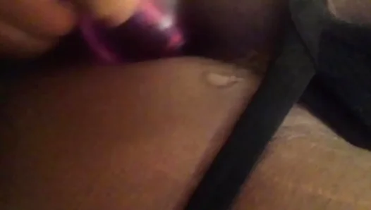 Deep Thrust Orgasm: He Gets Off Watching His Tight Hole Gape for a Large Purple Toy –