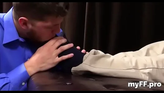 Massive Men Indulge in Intense, Sweaty Foot Frenzy - Explicit 18+ Action