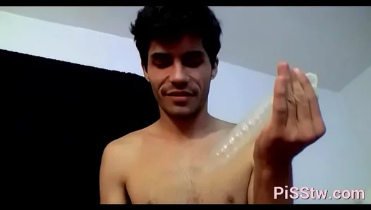FleshlyStroke: Twinks Insatiable Orgasm, Thrashing Through a Wild Fleshlight Session