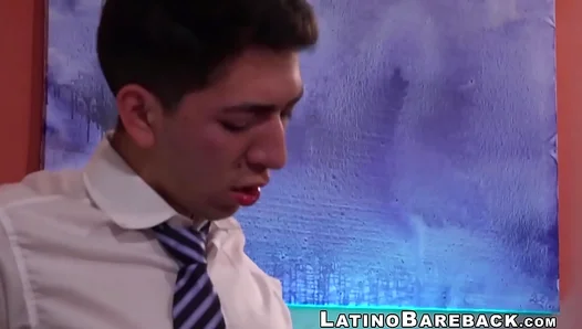Intense Threesome Bondage: Latino Lads Savor Deep, Raunchy Rear Action – 18+