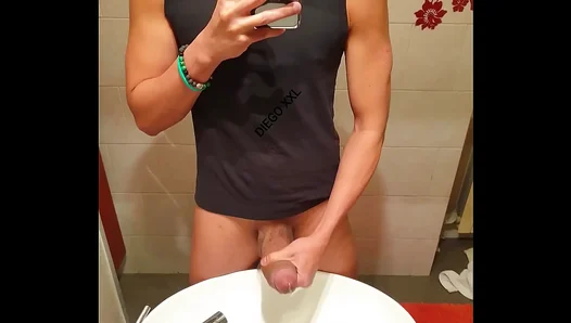 Diegos Throbbing Beast Exposed in Steamy Solo Thrust - XXXTapes 18+