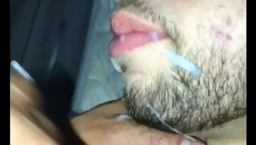Security Guards Secret: Innocent Boy Spills His Creamy Load After Sucking Off His