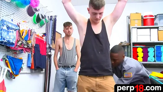 Horny Prison Guard Battles Teen Stepsons Innocence: Steamy Negotiation for Freedom - Gay