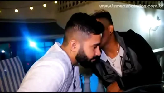 Steamy Cousin Surprise: Innocent Brazilian Swallows Thick Load from Playful Relative