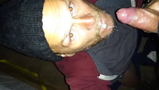 First-Time Truck Stop Throatfuck: Hung Russian Courier Swallows Strangers Cock on Impulse