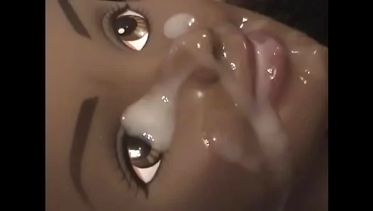 Intense Self-Love: Blonde Bombshell Enjoys Thick Load Drenched Face during Sizzling Solo