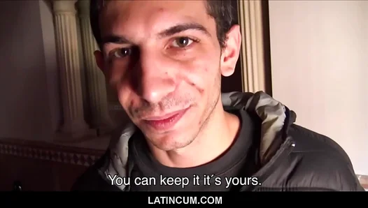 Latino Heartthrobs First Gay For Pay Adventure: Stretched Wide on Webcam