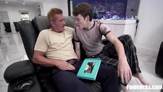 Mentors Thorough Breeding Leaves Stepson Quivering on His Rigid Shaft