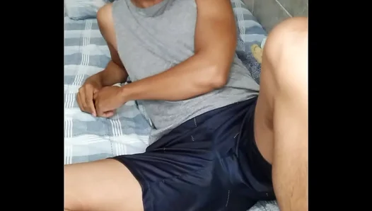 Live Cam Tease: Brunette Cuties Scorching Solo Show Exposes His Horny Needs - GayTeenX 18+