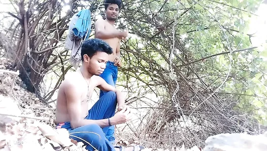 Wild Jungle Thirst: Hungry for Raw Gay Sex Amidst Sweltering Rainforest Boulders –