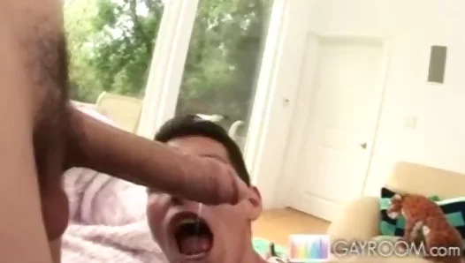 Steamy Summer Fling: Handsome Teen Boy Worships Daddys Thick Dicked Body at the Outdoor