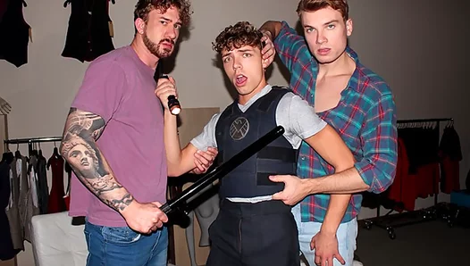 Double DP Delights: Hot Twinks Pound Curvy Bottoms Tight Hole with Dual Throbbing Dicks –